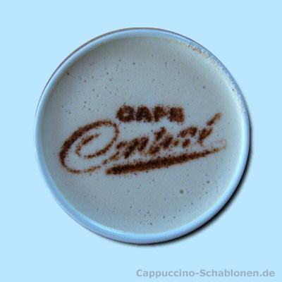 Ergebnis Kakao-Schaum "Café"