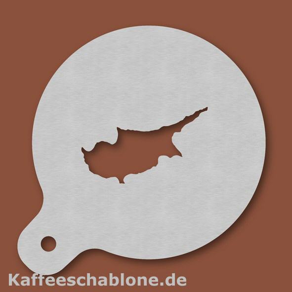 Edelstahl-Schablone Zypern
