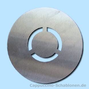 Cappuccino Schablone Kreis