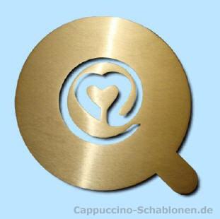 Cappuccino Schablone "Neu.de"