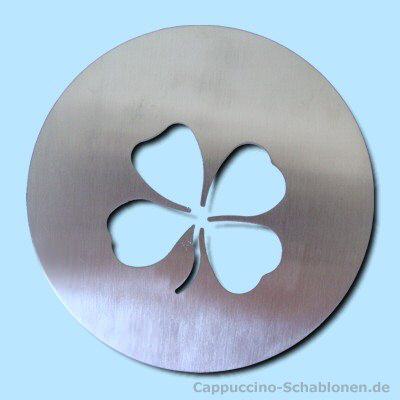 Cappuccino Schablone "Glücksbringer"