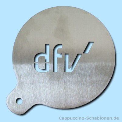 Dekoschablone "dfv"