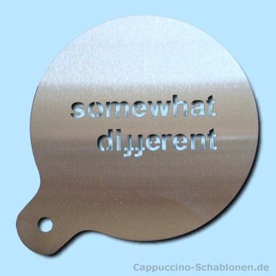 Dekoschablone Spruch