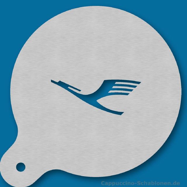 Edelstahl-Schablone Lufthansa