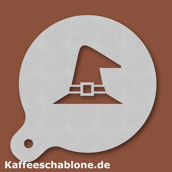 Kaffeeschablone Zauberhut aus Edelstahl