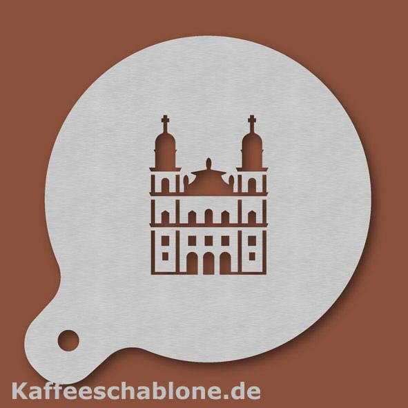 Kaffeeschablone Salzburg aus Edelstahl