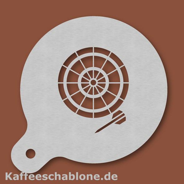 Kaffeeschablone Dart aus Edelstahl