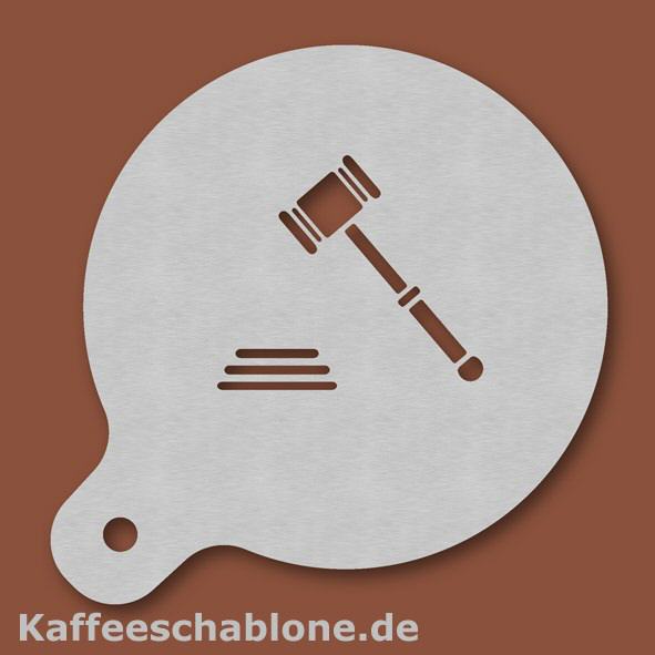 Kaffeeschablone Auktion aus Edelstahl
