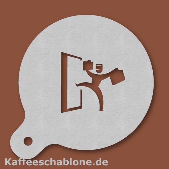 Kaffeeschablone Kofferträger aus Edelstahl