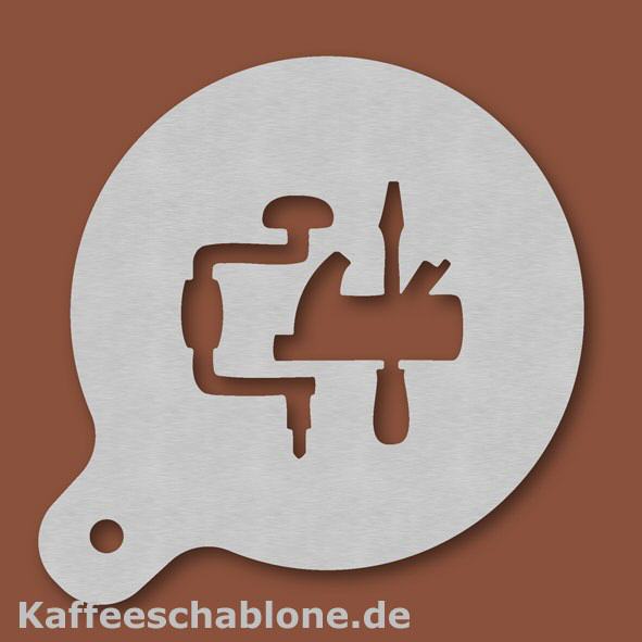 Kaffeeschablone Schreiner aus Edelstahl