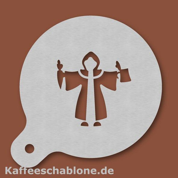 Kaffeeschablone Münchner Kindl aus Edelstahl