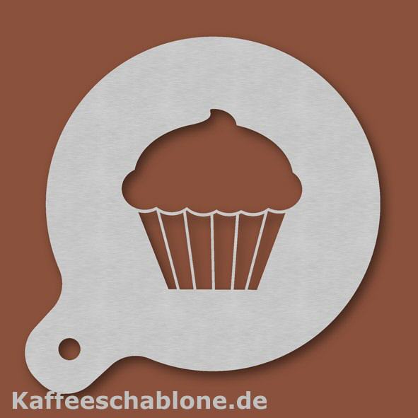 Kaffeeschablone Muffin Cup aus Edelstahl