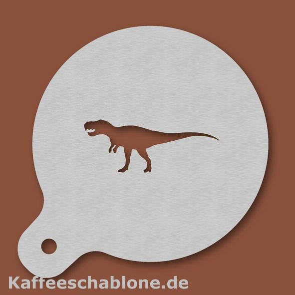 Kaffeeschablone Dinosaurier aus Edelstahl
