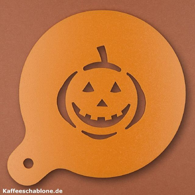 Kunststoff-Schablone Halloween-Kürbis